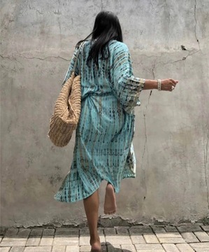 PAREO TUNIKA BOHO LETNIA SUKIENKA DŁUGA XXL