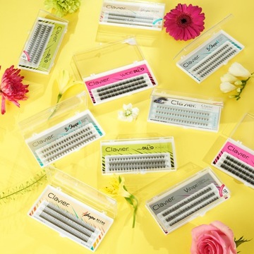 Clavier WIDE Du2o полоски для ресниц мини-пучки 16мм
