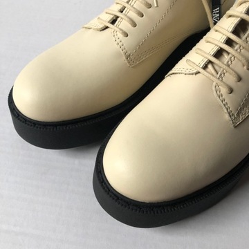 ZARA Buty Derby Gruba Podeszwa Skóra 39 %