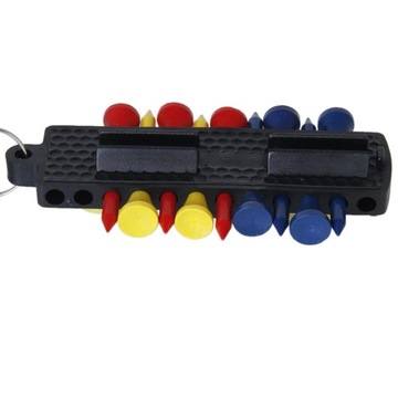 Sports Golf Tee Holder Keeper ze znacznikami piłek z 12 znacznikami piłek Tee