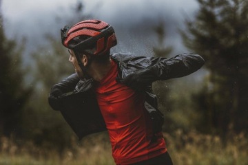 Kurtka Rowerowa Wiatrówka FORCE WindPro Czarna rozmiar XXL