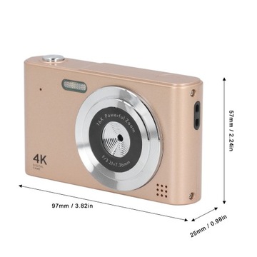 HD Cyfrowy aparat Vintage 4K 2.4 cale 48MP 16x Zoom Non Shake do 3E