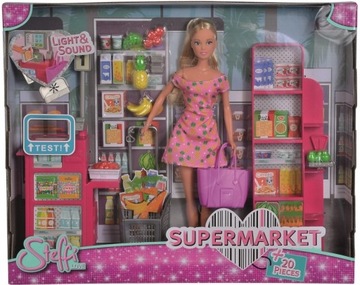 lalka Steffi w supermarkecie sklepie simba