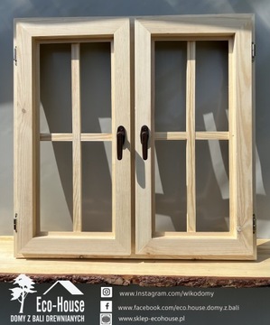 ДЕРЕВЯННЫЙ ОКОННЫЙ ПРОЕМ 80х90 см