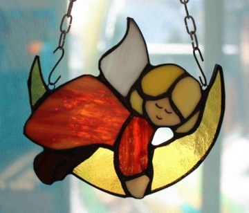 Ангел на Луне подарок ангелу LP2 крещение