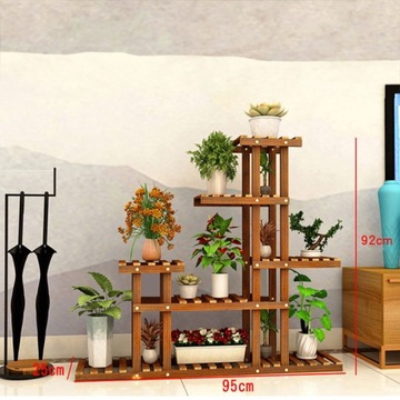 БОЛЬШАЯ ДЕРЕВЯННАЯ ПОДСТАВКА ДЛЯ ЦВЕТОВ МНОГОЯРУСНАЯ ПОДСТАВКА ДЛЯ ЦВЕТОВ + АКСЕССУАРЫ