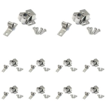 ZATRZASK MEBLOWY ZAMEK MAGNETYCZNY MEBLOWY DO DRZWICZEK DO SZAFEK X10 SZT.