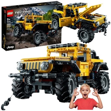 Набор LEGO TECHNIC JEEP WRANGLER LARGE OFFROAD BRICKS Модель автомобиля XL 9+