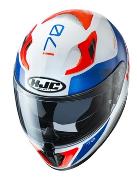 МОТОЦИКЛЬНЫЙ ШЛЕМ HJC I70 TAS БЕЛЫЙ/СИНИЙ/КРАСНЫЙ размер 2XL