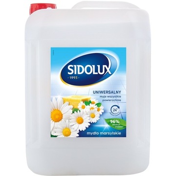 SIDOLUX PŁYN UNIWERSALNY MYDŁO MARSYLSKIE 5L