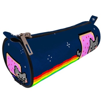 Piórnik NYAN CAT Piórnik szkolny tuba WZORY + IMIĘ