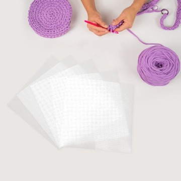 Сетка тканая Buckram листовая белая 5 шт.