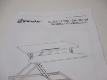 ERGOMAKER письменный стол 80 x 40 x 52 см белый