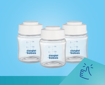 CANPOL BABIES Набор бутылочек для хранения продуктов х3