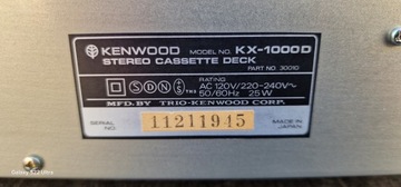 Kenwood KX 1000 D Deck Make