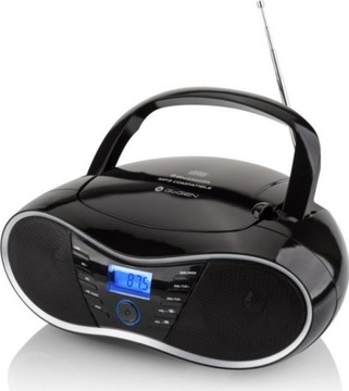 GoGEN CDM388SUBTS Odtwarzacz CD z Bluetooth, Radio FM, USB, AUX, SD | Czarn