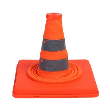 Pachołek Drogowy Ostrzegawczy Składany Odblask Słupek Odblaskowy 45cm