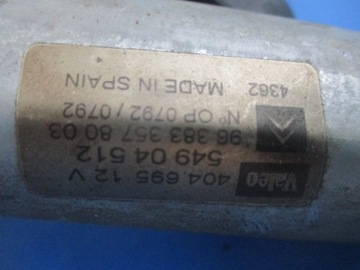 CITROEN C5 I KOMBI MOTOR STĚRAČE ZADNÍ 963833578003 VALEO