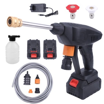 MYJKA CIŚNIENIOWA AKUMULATOROWA 160W 2 BATERIE + GARNEK Z PIANKI ZESTAW