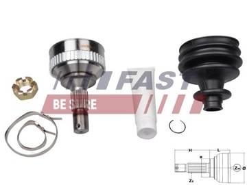 FAST FT25088K SADA KLOUBU HŘÍDEL HNACÍ