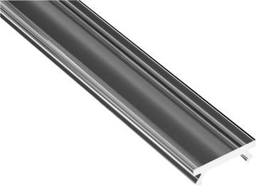 Klosz Transparentny SLIM PVC 8-9mm 1 metr na profil alu 12mm X do taśm LED