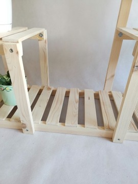 Деревянная подставка для цветов из сосны для вазонов