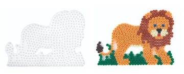 Koraliki Hama Midi Podkładka 293 Lew