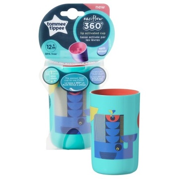 Tommee Tippee Kubek EASIFLOW 360° 250ml 12m+ green