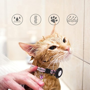 ОШЕЙНИК СВЕТООХРАННИК ДЛЯ КОШКИ И СОБАКЫ AIRTAG ЧЕХОЛ 1