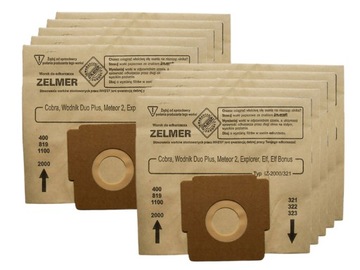 10 WORKI ZELMER ELF 321 ODYSSEY METEOR 2 COBRA 2000 Elf 2 323, Elf 3 ZVC165