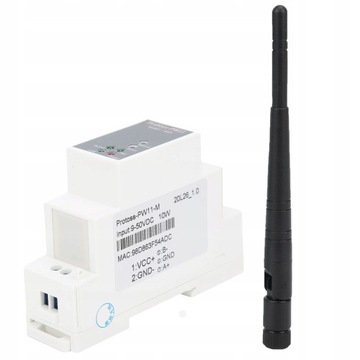Установка на рейку сервера RS485-WIFI Ethernet