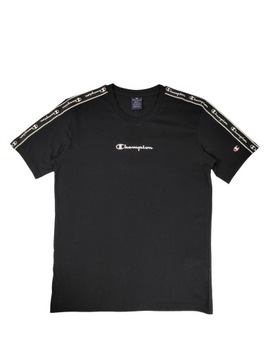 CHAMPION CREWNECK T-SHIRT BLACK XL