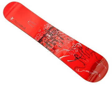 Deska snowboardowa Graphcity Wide Red 154cm