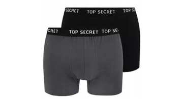 TOP SECRET BOKSERKI MĘSKIE BAWEŁNIANE 2PAK ROZMIAR XL