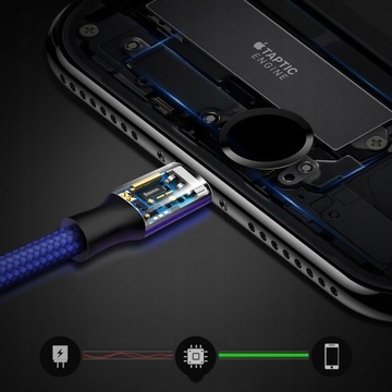 USB-кабель Baseus 3в1 для iPhone Micro Type-C 3A
