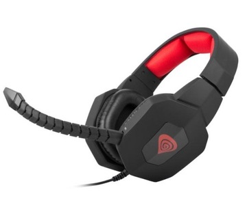 НАУШНИКИ GENESIS ARGON 400 (H59) ИГРОВОЕ РАЗЪЕМ ДЛЯ МИКРОФОНА ПК XBOX PS