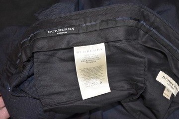 Burberry garnitur męski 54 spodnie W38L32 wełna