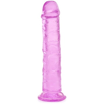 MIĘKKIE ŻELOWE DILDO ELASTYCZNY PENIS Z PRZYSSAWKĄ