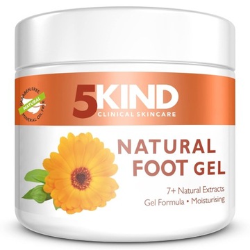 ŻEL DO STÓP 5KIND NATURALNY CHŁODZĄCY BALSAM MAŚĆ NATURALNY KREM 300ML