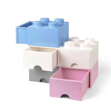LEGO 40061736 Контейнер из кирпича с ящиками 4х2 синий