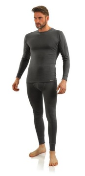 CIEPŁE KALESONY getry męskie bawełniane PRZYLEGAJĄCE Sesto Senso *XXL