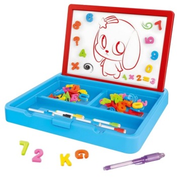 МАГНИТНАЯ ДОСКА ДЛЯ ЖИВОПИСИ СВЕТОМ Сухое стирание 3в1 58 ЭЛЕМЕНТОВ