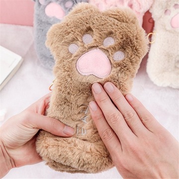 СУМКА-КОСМЕТИКА ПЛЮШЕВАЯ СУМКА CAT KITTEN PAW SZ