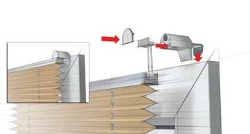 Plisa Thermo 2BS biała 50 x 130 cm
