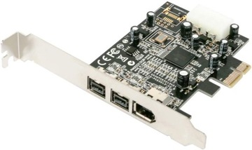 KONTROLER PCI-E DATEX PCI-E 1394 CZARNY