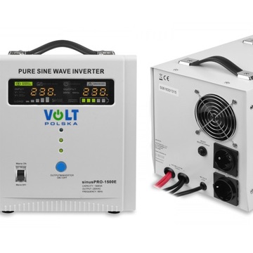 ZASILACZ AWARYJNY ZASILANIE AWARYJNE UPS SINUS PRO 1500E 12V/230V 1050W