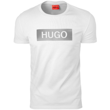 T-shirt męski okrągły dekolt Hugo Boss LOGO rozmiar M