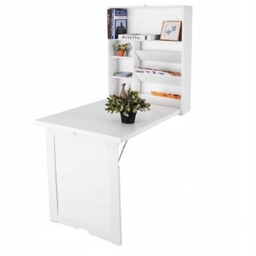 Biurko prostokątny Costway 60 x 16 x 82 cm biały