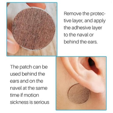 Наклейка от морской болезни Портативный пластырь от морской болезни для вашего автомобиля