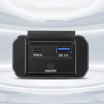 Автомобильное зарядное устройство USB Панельное зарядное устройство USB для телефона в автобусе